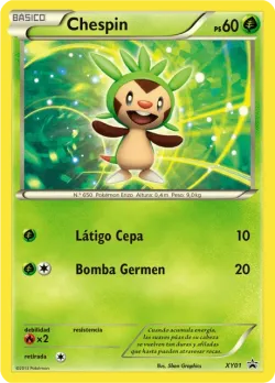 Chespin 「XYP 001」 · Pokémon
