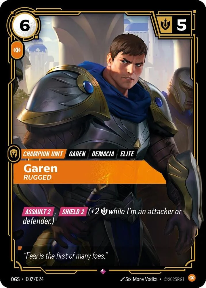 Garen Rugged 「007/024」「EN」
