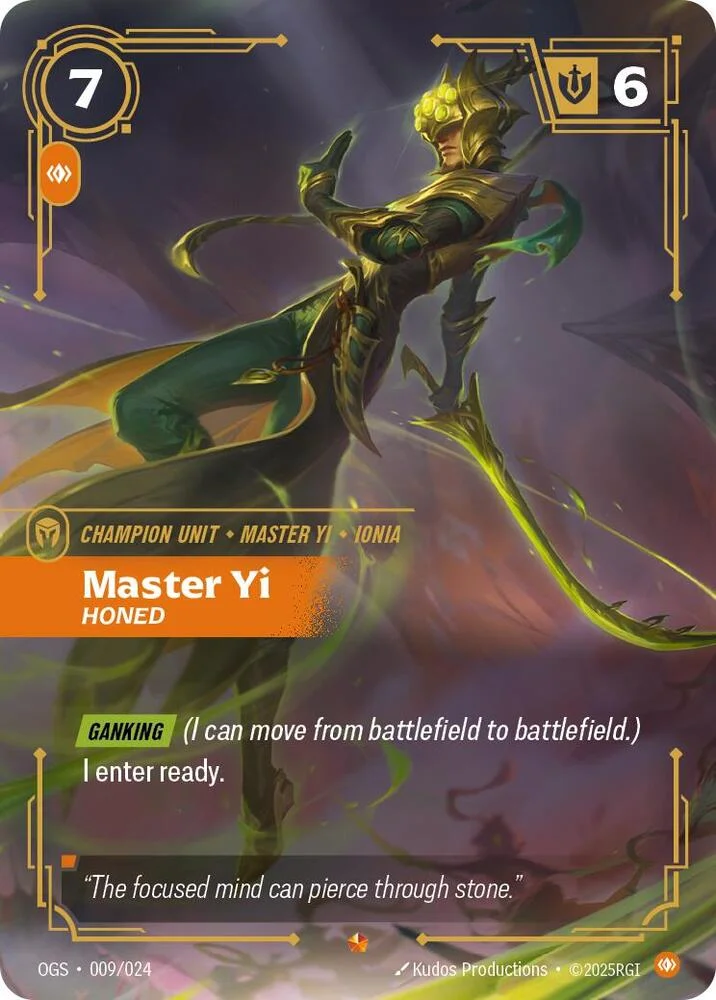 Master Yi Honed 「009/024」「EN」
