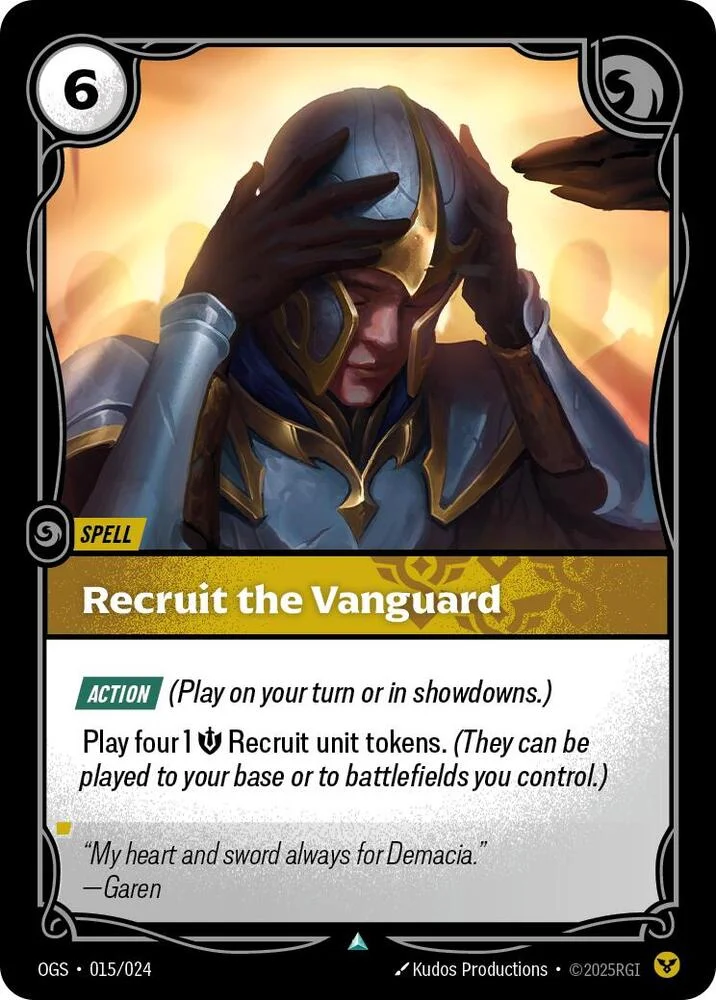 Recruit the Vanguard 「015/024」「EN」