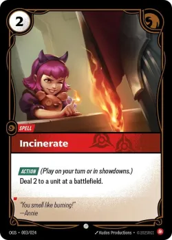 Incinerate 「003/024」「EN」