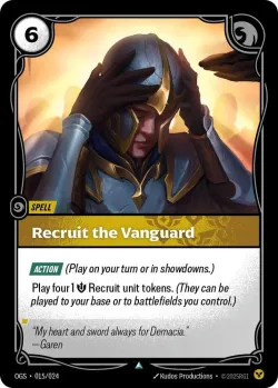Recruit the Vanguard 「015/024」「EN」