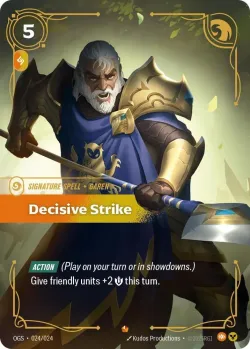 Decisive Strike 「024/024」「EN」