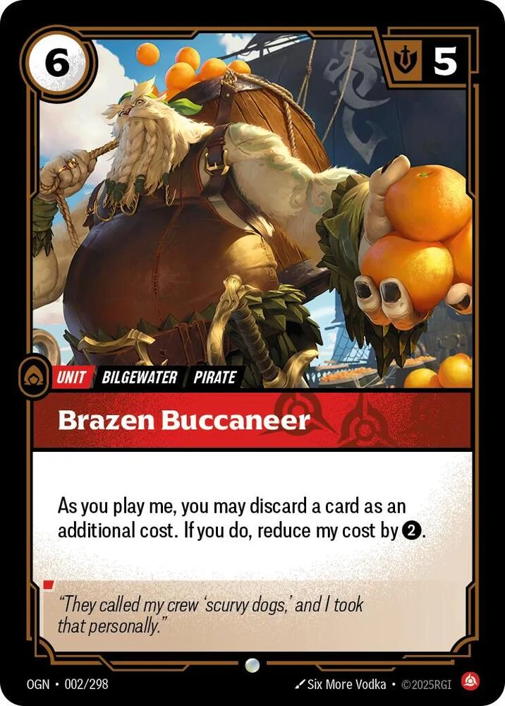 Brazen Buccaneer 「002/298」「EN」