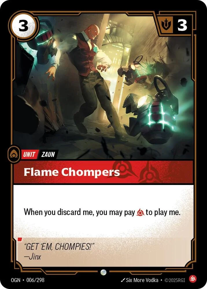 Flame Chompers 「006/298」「EN」