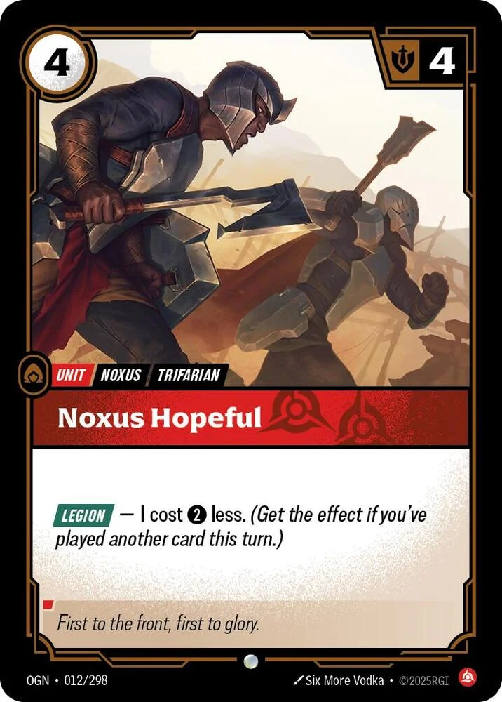 Noxus Hopeful 「012/298」「EN」