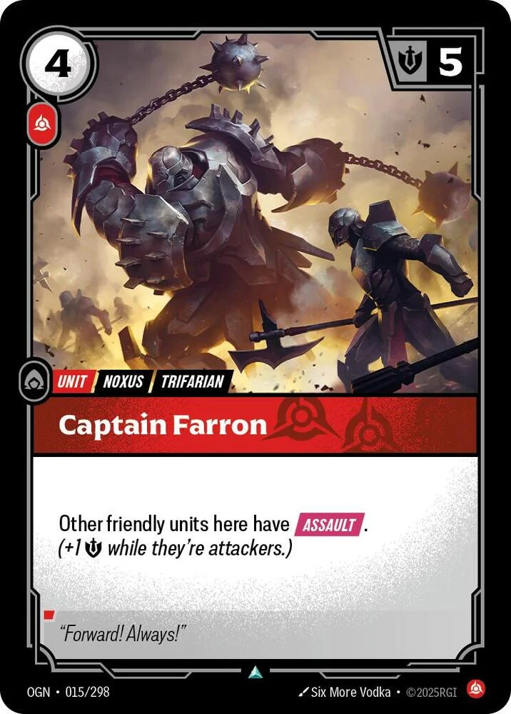 Captain Farron 「015/298」「EN」