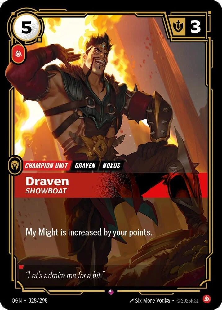 Draven Showboat 「028/298」「EN」