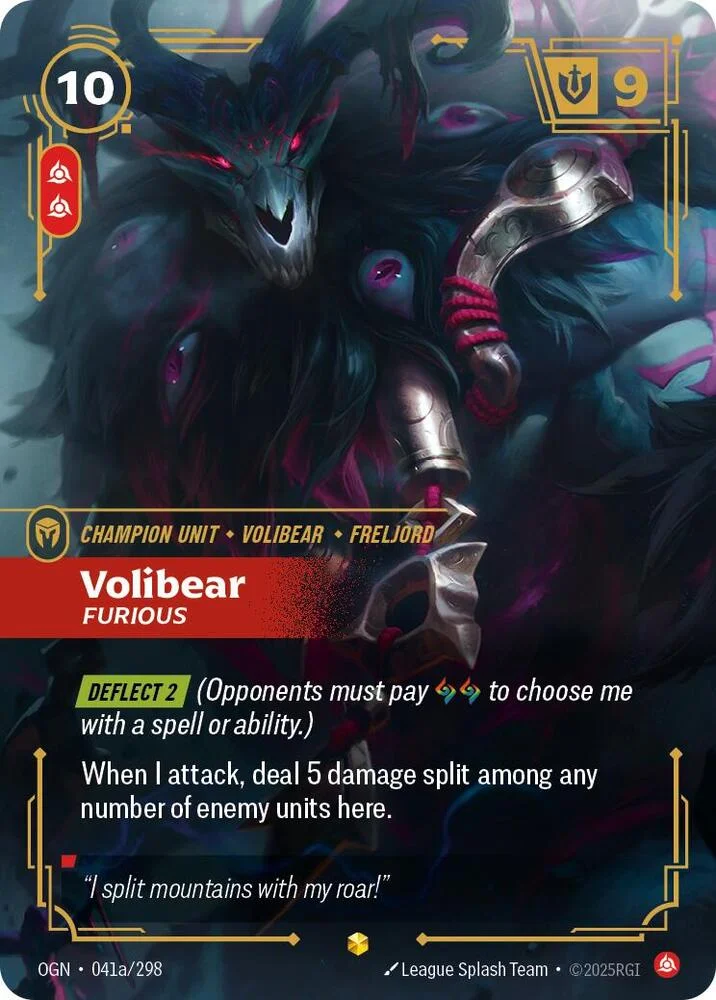 Volibear Furious Alternate Art 「041a/298」「EN」