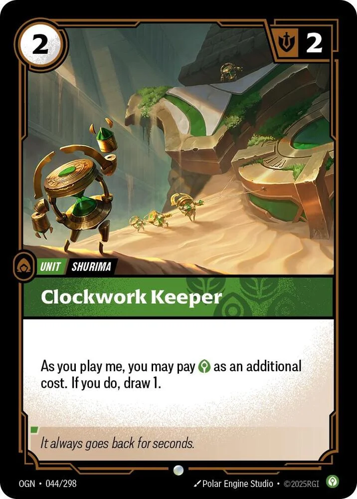 Clockwork Keeper 「044/298」「EN」