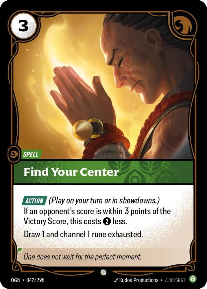 Find Your Center 「047/298」「EN」