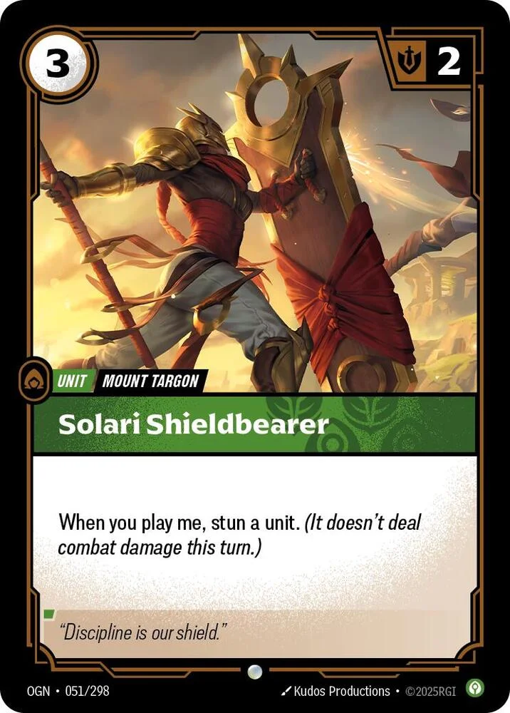 Solari Shieldbearer 「051/298」「EN」