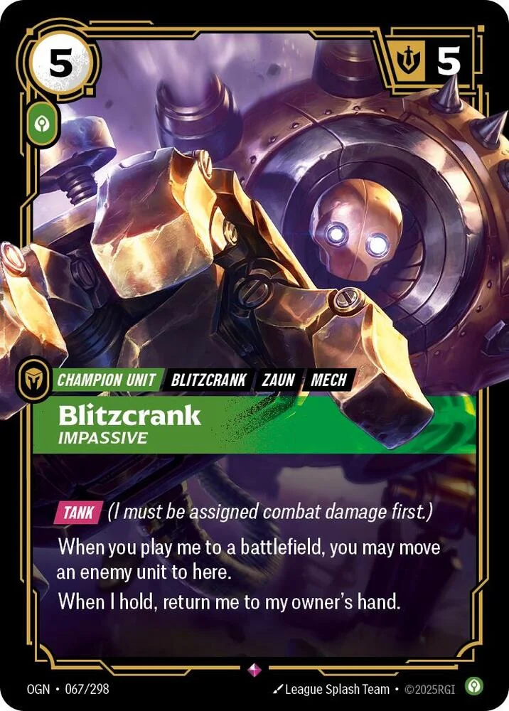 Blitzcrank Impassive 「067/298」「EN」