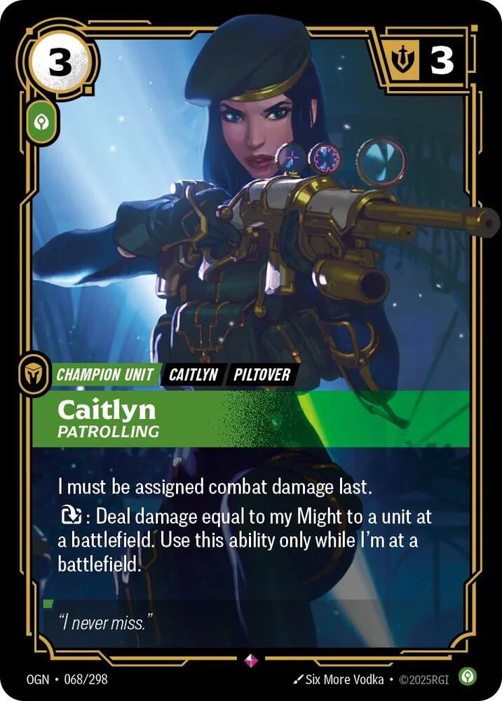 Caitlyn Patrolling 「068/298」「EN」
