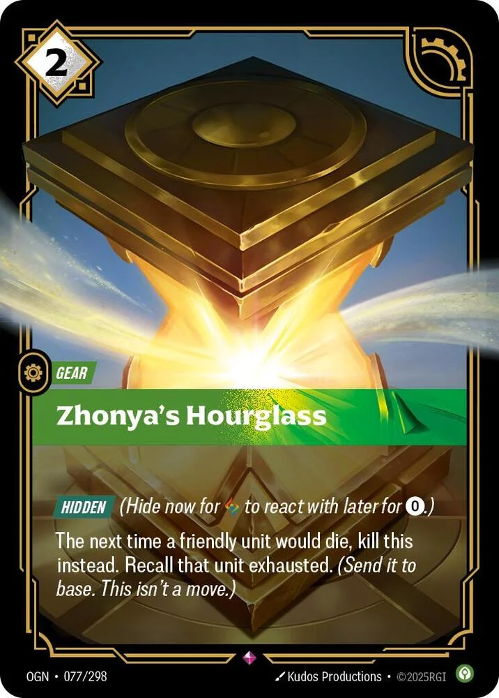 Zhonyas Hourglass 「077/298」「EN」