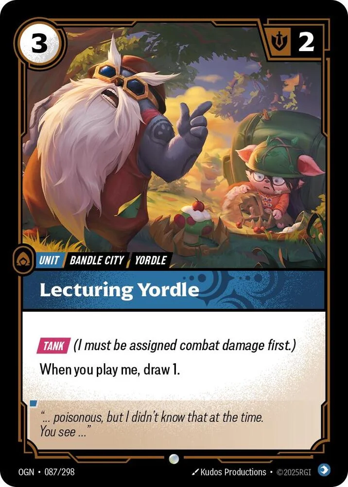 Lecturing Yordle 「087/298」「EN」