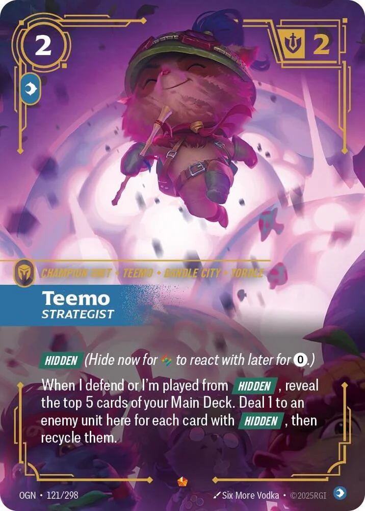 Teemo Strategist 「121/298」「EN」