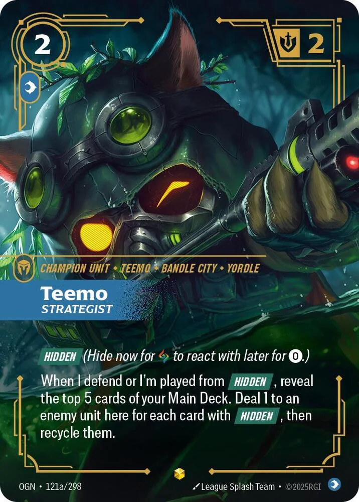 Teemo Strategist Alternate Art 「121a/298」「EN」