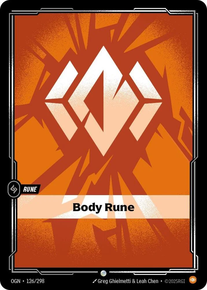 Body Rune 「126/298」「EN」