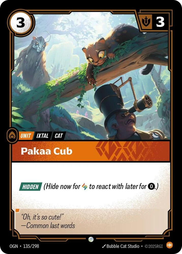 Pakaa Cub 「135/298」「EN」
