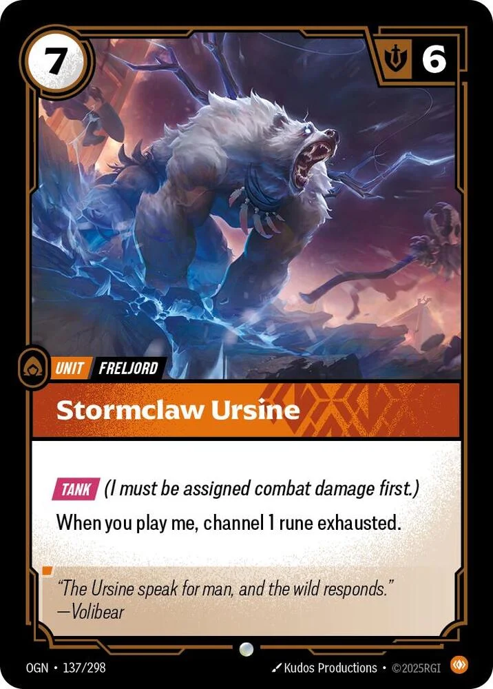 Stormclaw Ursine 「137/298」「EN」