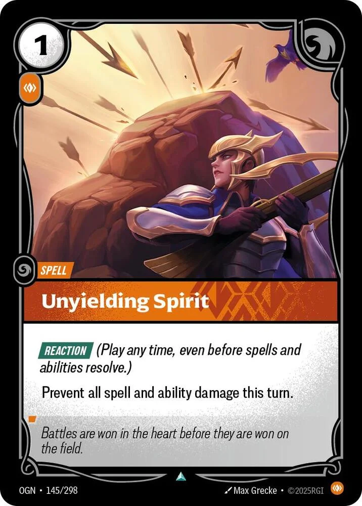 Unyielding Spirit 「145/298」「EN」