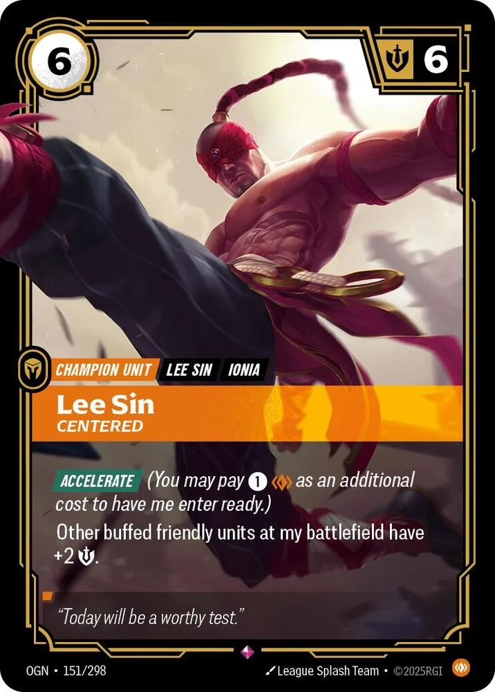 Lee Sin Centered 「151/298」「EN」