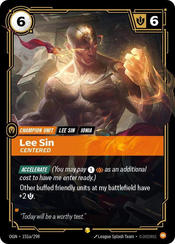 Lee Sin Centered Alternate Art 「151a/298」「EN」
