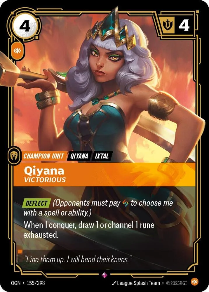 Qiyana Victorious 「155/298」「EN」
