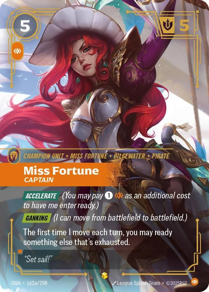 Miss Fortune Captain Alternate Art 「162a/298」「EN」