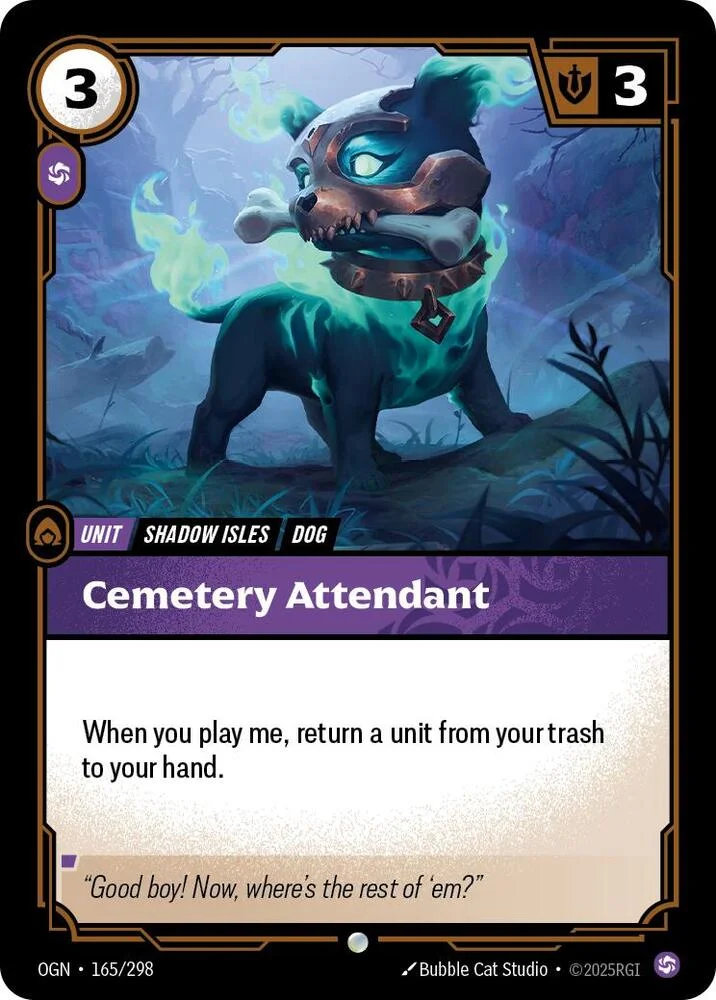 Cemetery Attendant 「165/298」「EN」