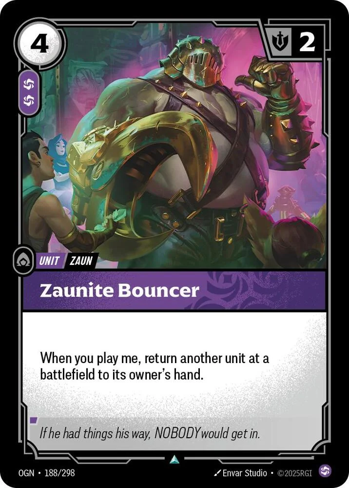 Zaunite Bouncer 「188/298」「EN」