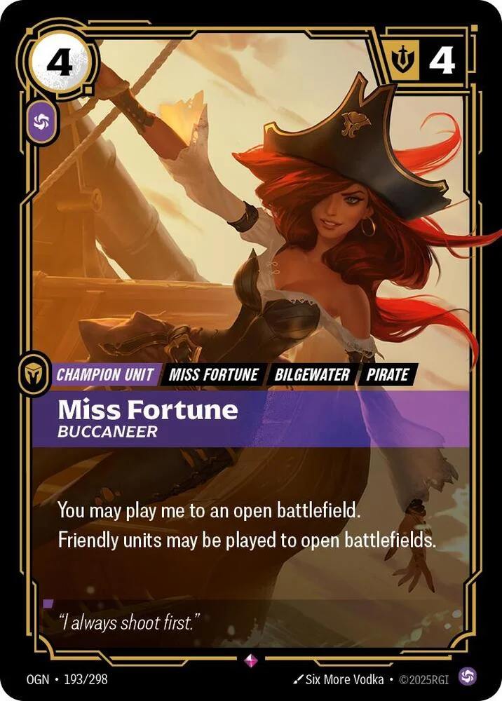 Miss Fortune Buccaneer 「193/298」「EN」