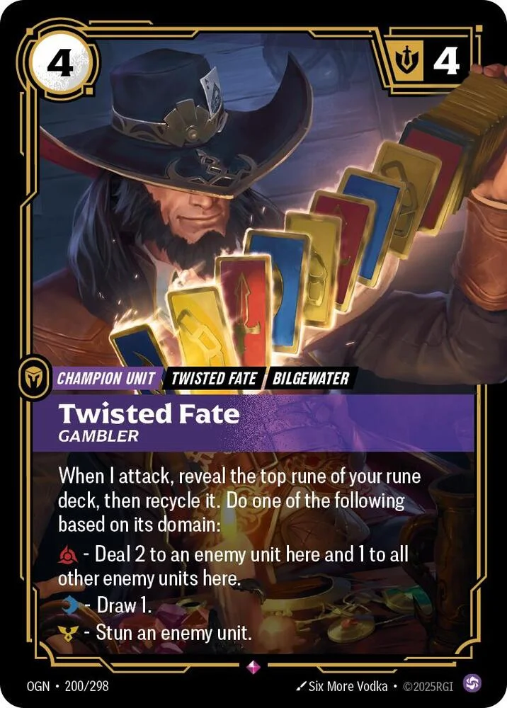 Twisted Fate Gambler 「200/298」「EN」