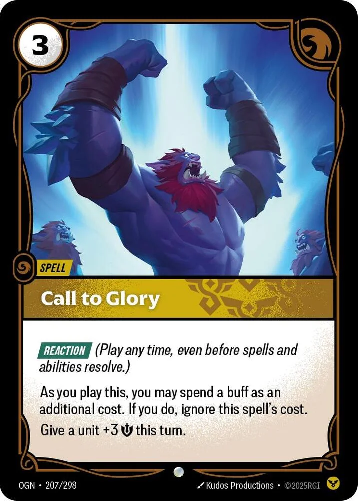 Call to Glory 「207/298」「EN」