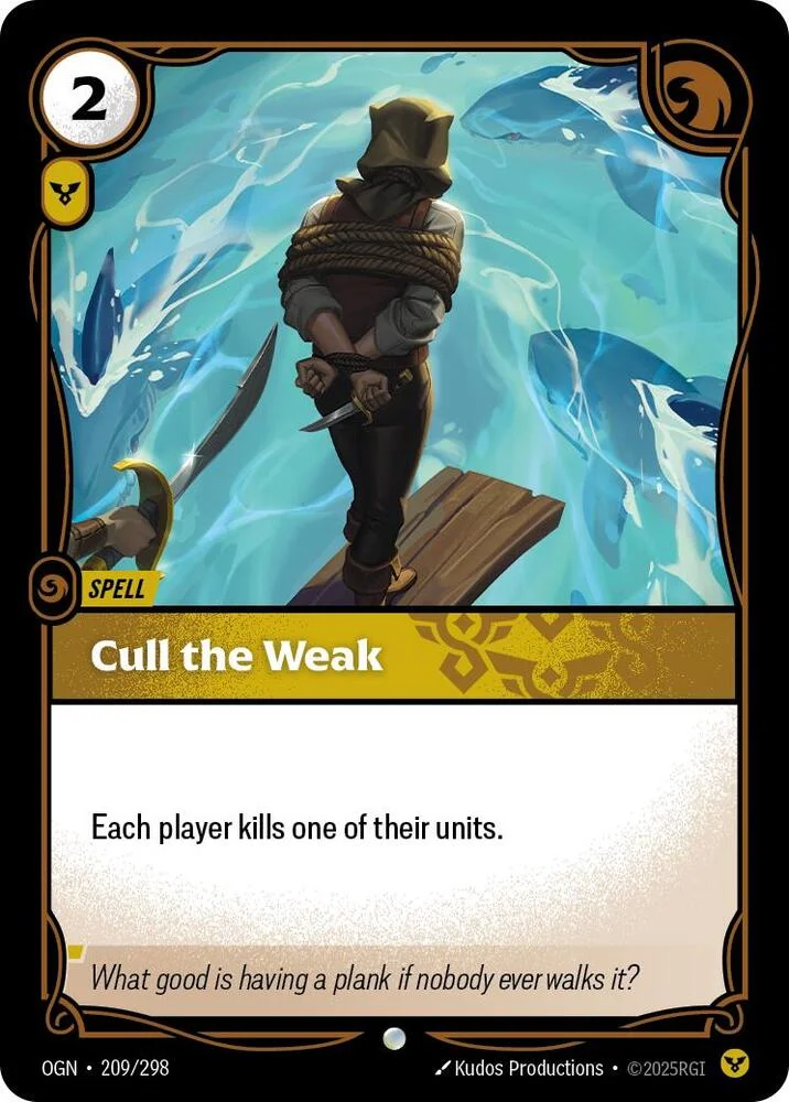 Cull the Weak 「209/298」「EN」