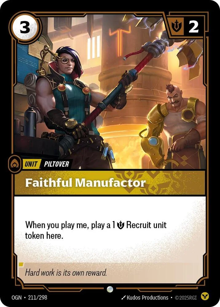 Faithful Manufactor 「211/298」「EN」