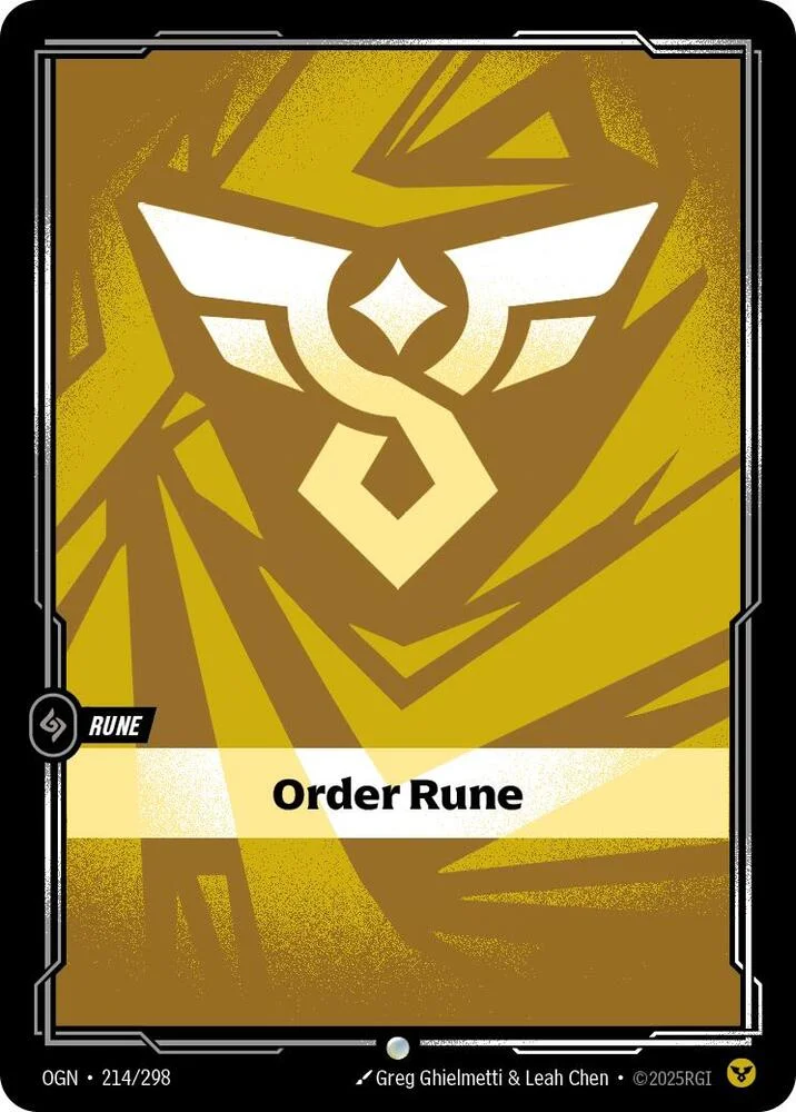 Order Rune 「214/298」「EN」