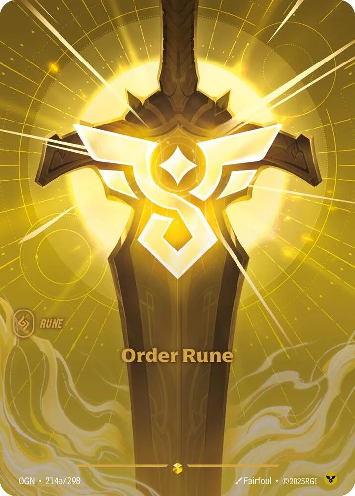Order Rune Alternate Art 「214a/298」「EN」