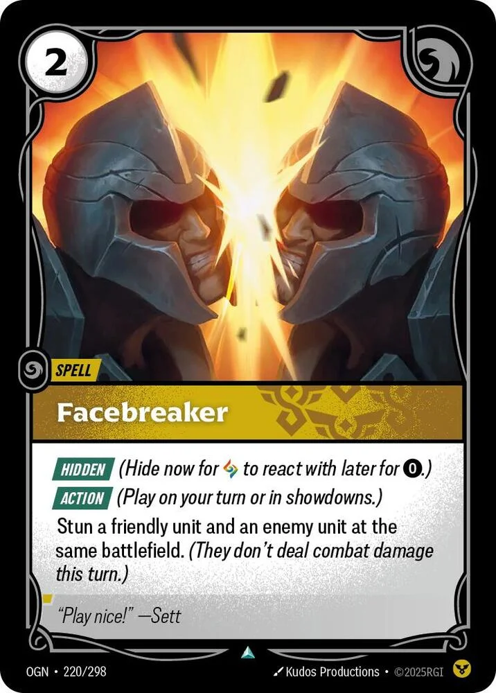 Facebreaker 「220/298」「EN」