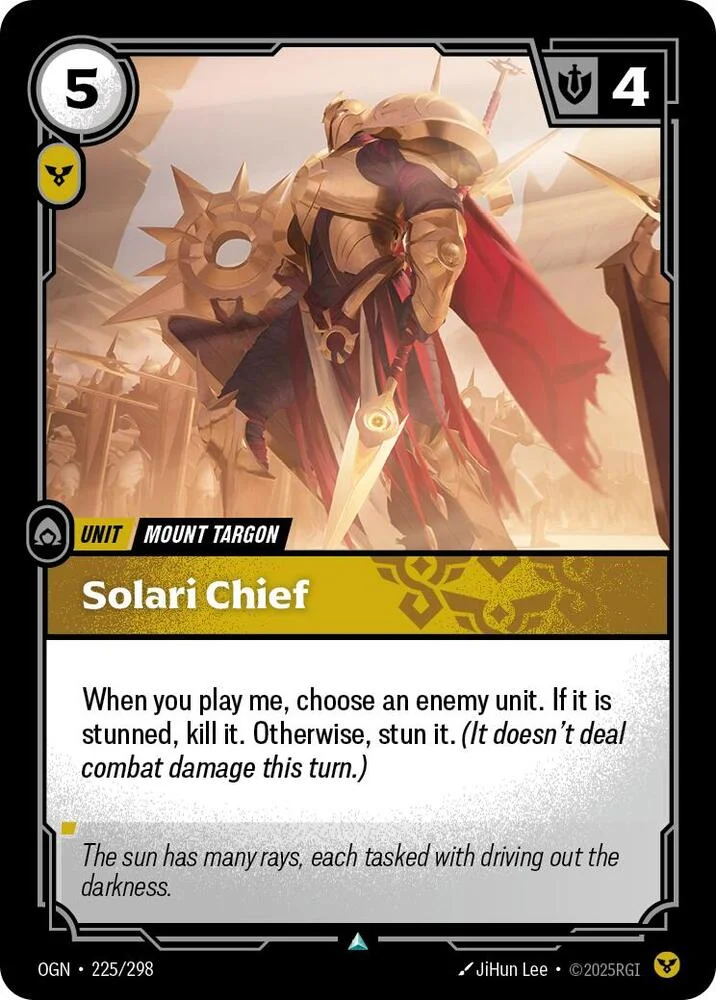 Solari Chief 「225/298」「EN」