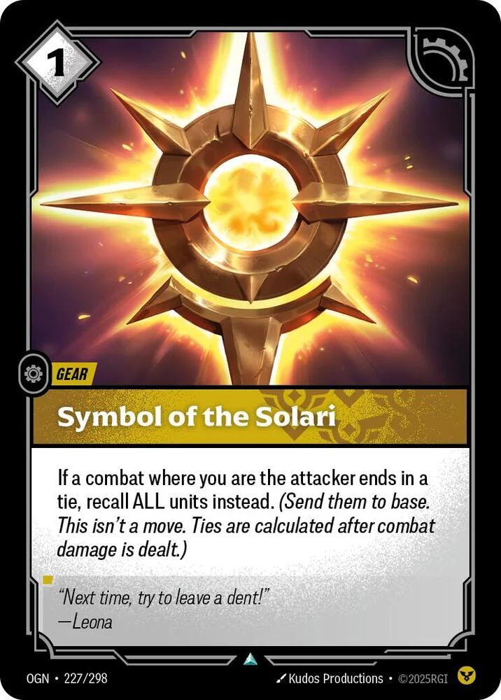 Symbol of the Solari 「227/298」「EN」