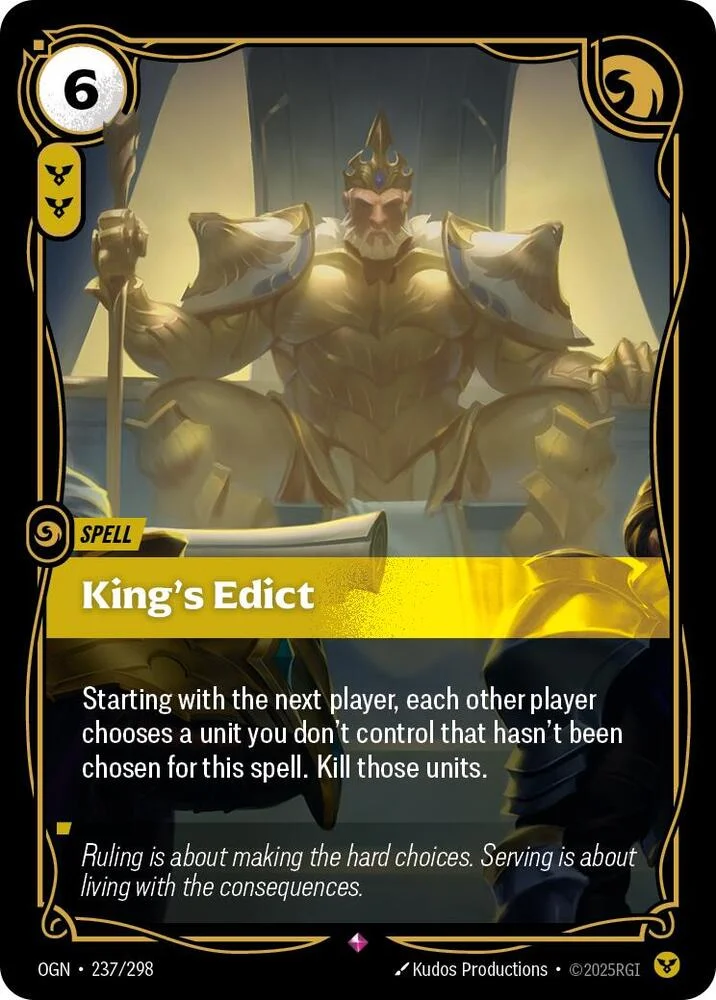 Kings Edict 「237/298」「EN」