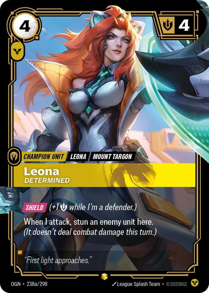 Leona Determined Alternate Art 「238a/298」「EN」