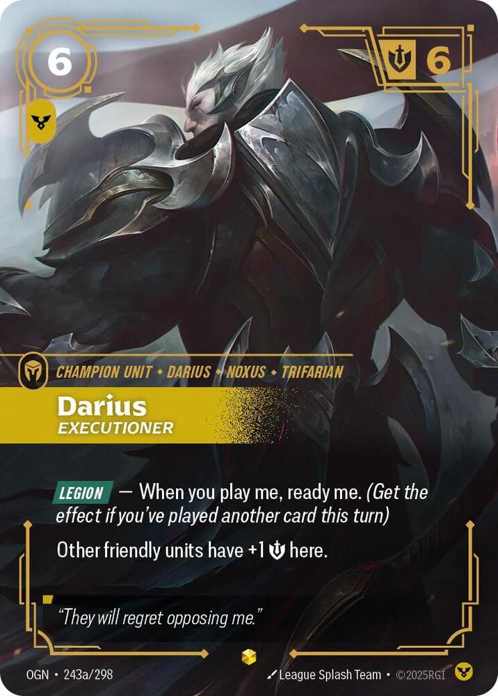 Darius Executioner Alternate Art 「243a/298」「EN」