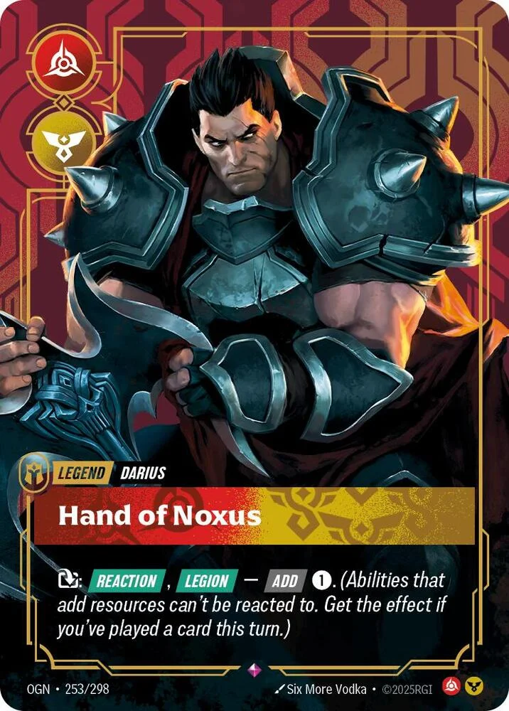 Darius Hand of Noxus 「253/298」「EN」