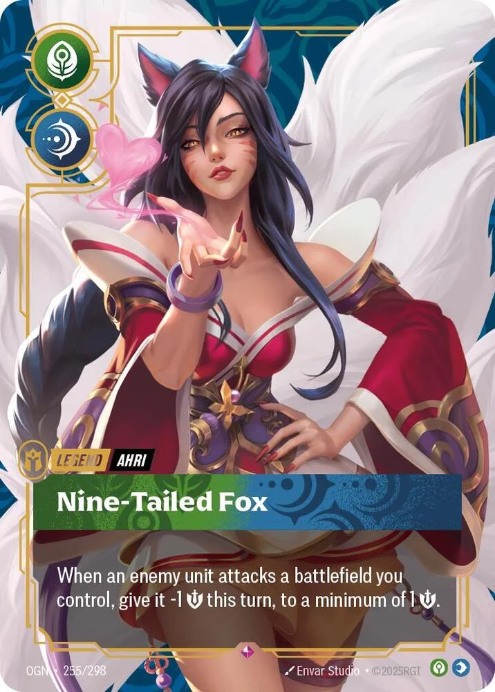 Ahri Nine Tailed Fox 「255/298」「EN」