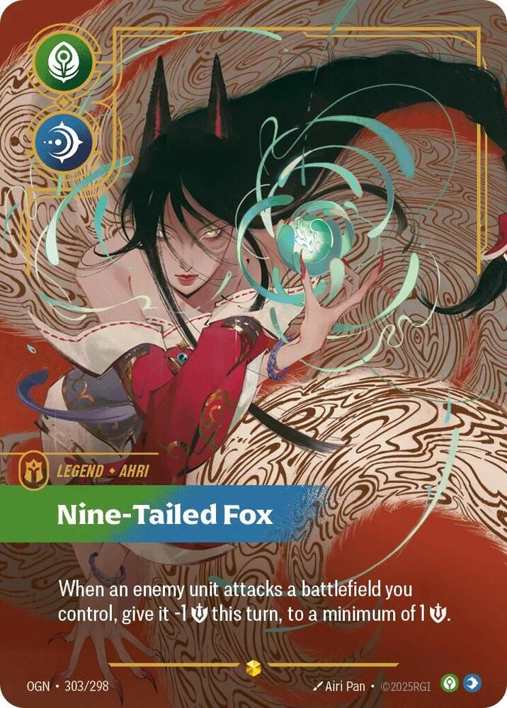 Ahri Nine Tailed Fox Overnumbered 「303/298」「EN」