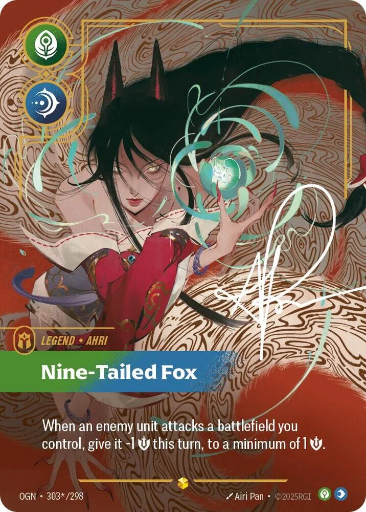 Ahri Nine Tailed Fox Alternate Art 「303*/298」「EN」