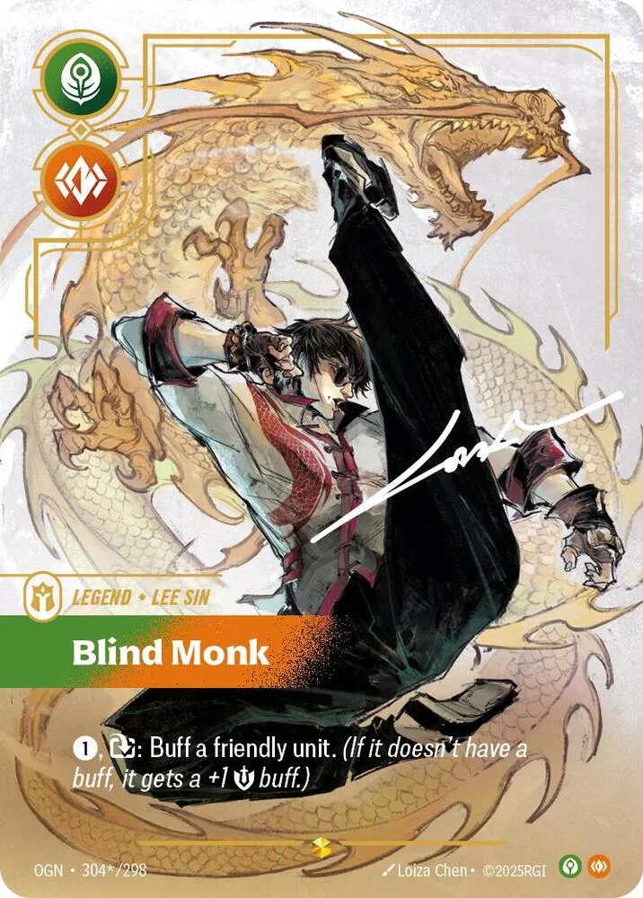 Lee Sin Blind Monk Alternate Art 「304*/298」「EN」